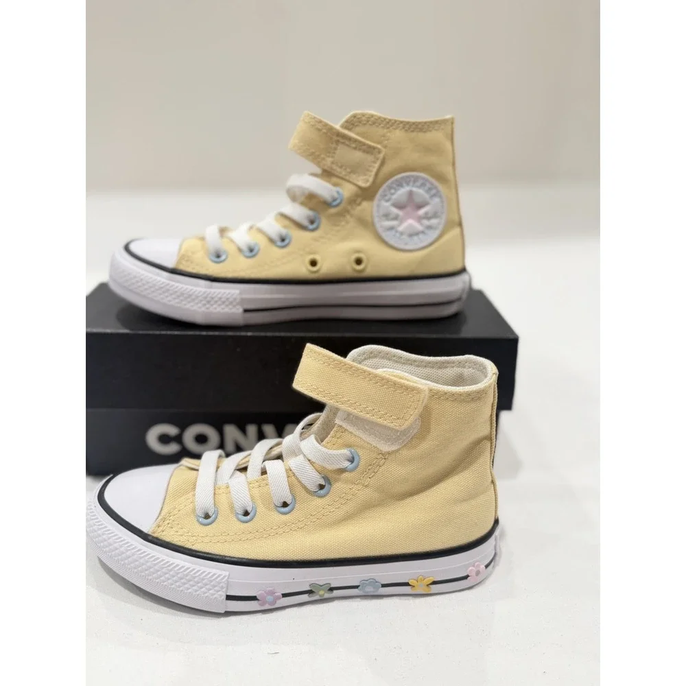 Converse Chuck Taylor All Star High Top Lace Up Sneaker Yellow Kids 11 A17090F